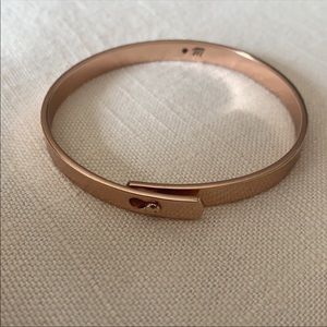 Madewell Glider Bangle in Rose Gold